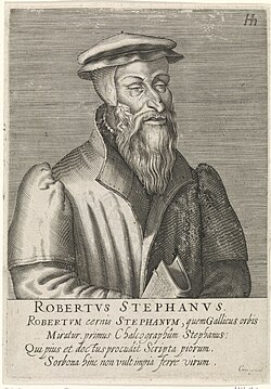 Portrait of Robert Estienne