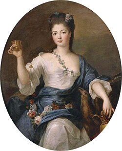 Portrait of Charlotte Aglaé d'Orléans