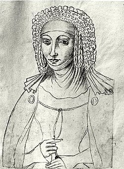 Portrait of Margaret I, Countess of Burgundy