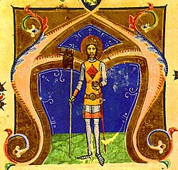 Portrait of Ladislaus I of Hungary