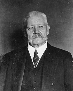 Portrait of Paul von Hindenburg