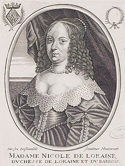 Portrait of Nicole, Duchess of Lorraine