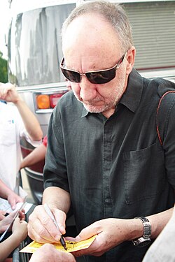 Portrait of Pete Townshend