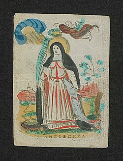 Portrait of Amalberga of Temse