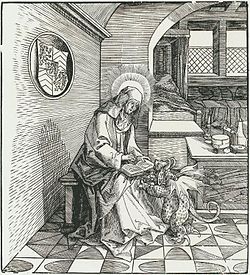 Portrait of Amalberga of Maubeuge