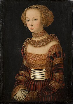 Portrait of Anne of Denmark, Electress of Saxony