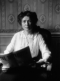 Portrait of Christabel Pankhurst