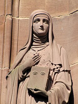 Portrait of Odile of Alsace
