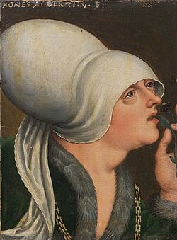 Portrait of Anne of Austria, Landgravine of Thuringia
