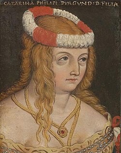 Portrait of Catherine of Burgundy