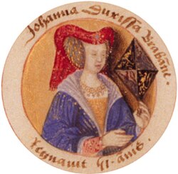 Portrait of Joanna, Duchess of Brabant