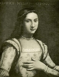 Portrait of Clarice de' Medici