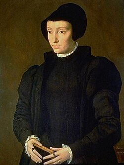 Portrait of Dorothea of Denmark, Electress Palatine