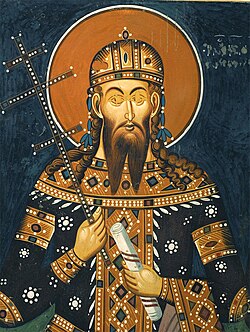 Portrait of Stefan Uroš V of Serbia