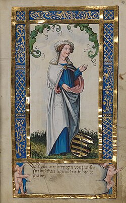 Portrait of Wulfhilde of Saxony
