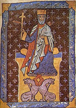 Portrait of Alfonso V of León