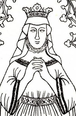 Portrait of Richeza of Denmark