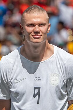 Portrait of Erling Haaland