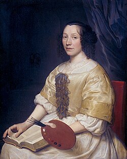 Portrait of Maria van Oosterwijck