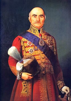 Portrait of Miloš Obrenović I