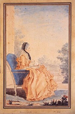 Portrait of Marie Anne de Vichy-Chamrond, marquise du Deffand