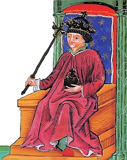 Portrait of Andrew III of Hungary