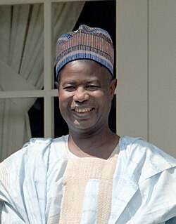 Portrait of Ahmadou Ahidjo