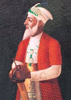 Portrait of Asaf Jah I of Hyderabad