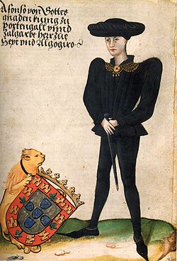 Portrait of Afonso V of Portugal