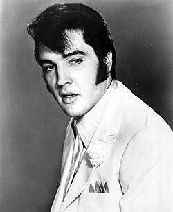 Portrait of Elvis Presley