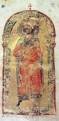 Portrait of Boris I of Bulgaria