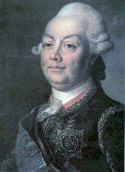 Portrait of Pyotr Rumyantsev