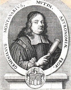Portrait of Geminiano Montanari