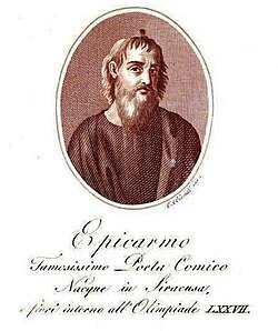 Portrait of Epicharmus of Kos