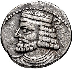 Portrait of Vologases I of Parthia