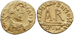 Portrait of Theudebert II