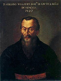 Portrait of Adrian Willaert