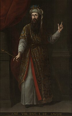 Portrait of Amadeus VIII of Savoy