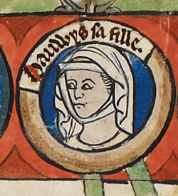 Portrait of Hawise of Normandy