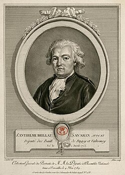 Portrait of Jean Anthelme Brillat-Savarin