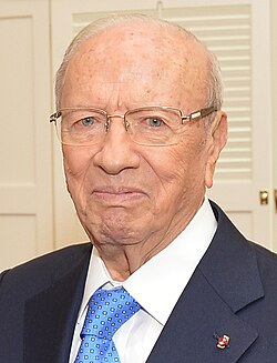 Portrait of Beji Caid Essebsi