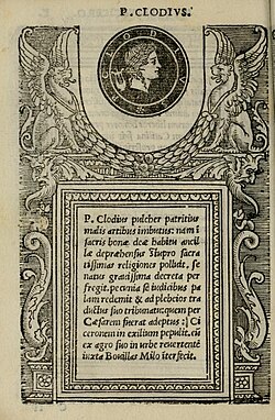 Portrait of Publius Clodius Pulcher