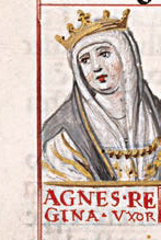 Portrait of Agnes of Aquitaine, Queen of León and Castile