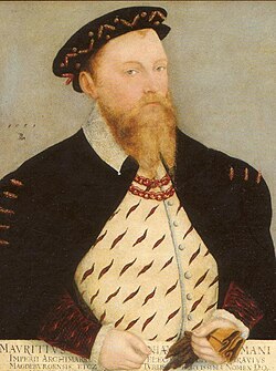 Portrait of Maurice of Saxony