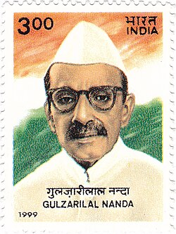Portrait of Gulzarilal Nanda