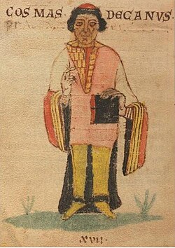 Portrait of Cosmas of Prague