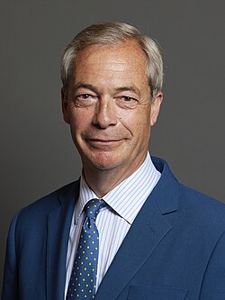 Portrait of Nigel Farage