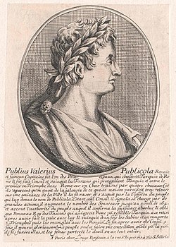 Portrait of Publius Valerius Poplicola