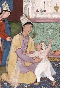 Portrait of Hamida Banu Begum