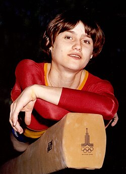 Portrait of Nadia Comăneci